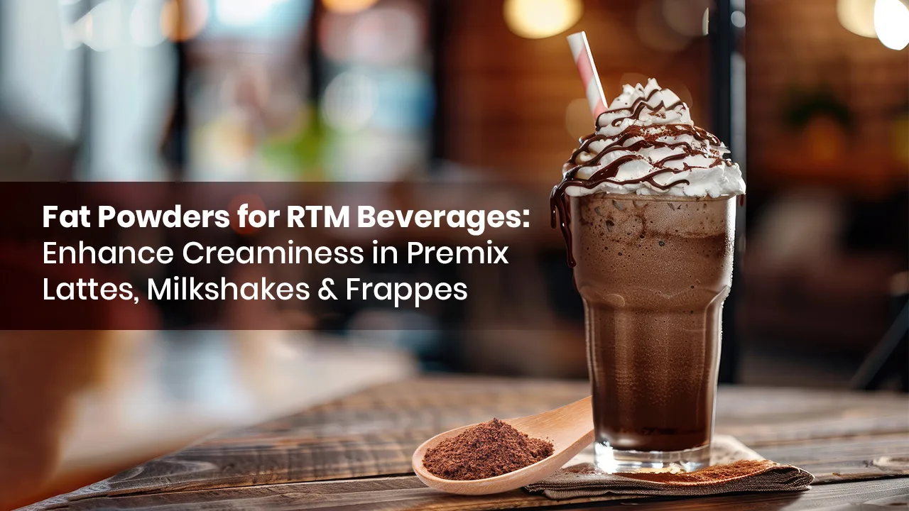 Vinayak Ingredients fat powders for RTM beverages in USA.