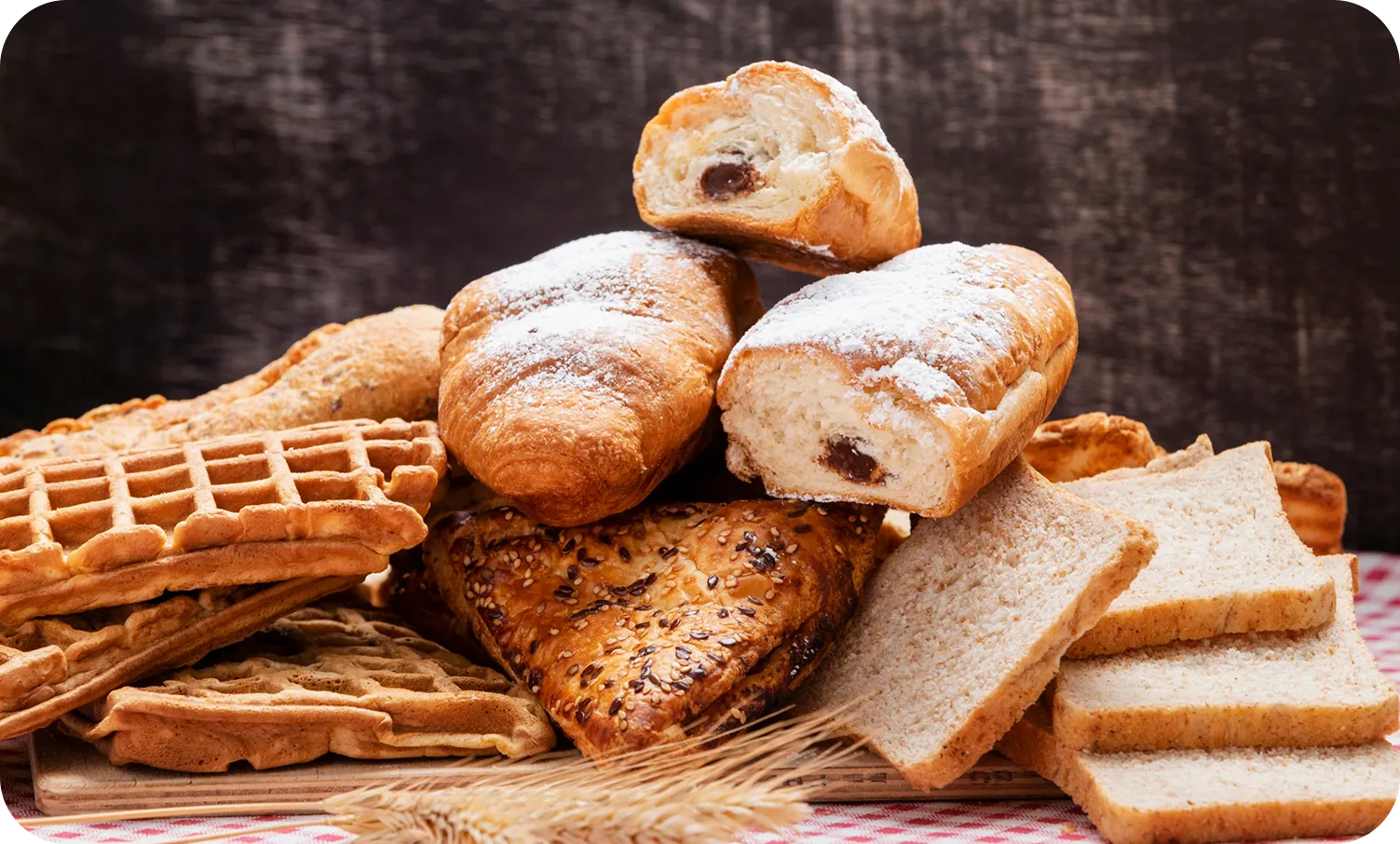 Bakery products (bread, buns, cakes, tortillas)